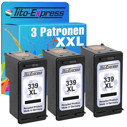 339 xl druckerpatrone - 3x, hp